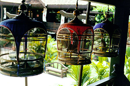 Bird cages from Kota Baharu. Malaysia.