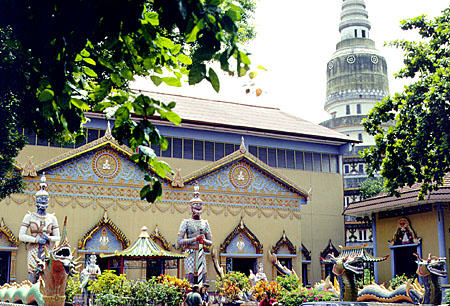Thai temple in Georgetown. Malaysia.