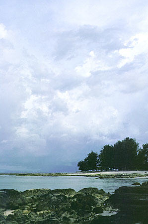 Beach of Kudat. Malaysia.
