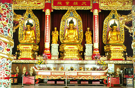 Chinese temple in Sandakan in Sabah province. Malaysia.