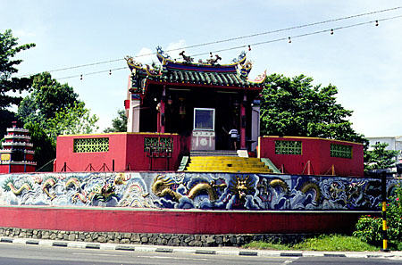 Chinese temple in Kuching, Sarawak. Malaysia.