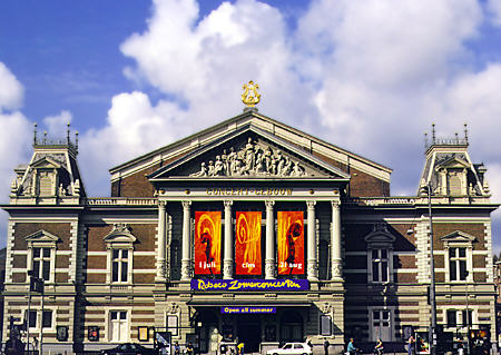 Amsterdam's Concertgebouw (concert hall), (1888). Amsterdam, Netherlands. Architect: AL van Gendt.