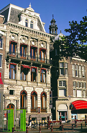 Building on Rokin dating 1883. Amsterdam, Netherlands.