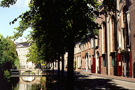 Amersfoort Muurhuizen, wall houses. Amersfoort, Netherlands.