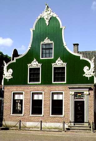 Ornate house in Netherlands Open Air Museum. Arnhem, Netherlands.