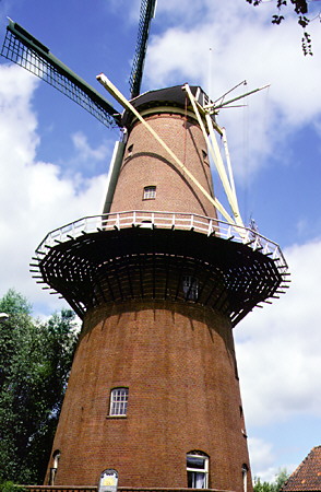 Windmill in Utrecht. Utrecht, Netherlands.