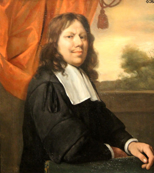 Self-portrait (c1670) by Jan Havicksz Steen at Rijksmuseum. Amsterdam, NL.