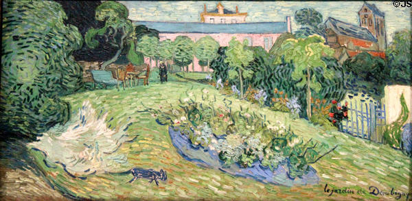 Daubigny's garden painting (1890) by Vincent van Gogh at Van Gogh Museum. Amsterdam, NL.
