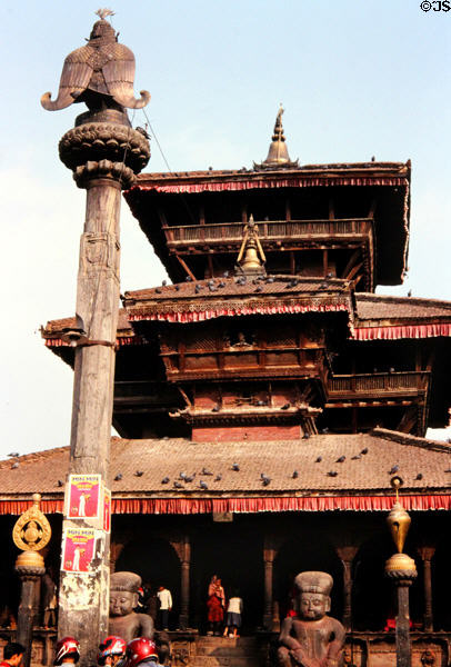 Dattatraya Temple in UNESCO world heritage town of Bhaktapur. Nepal.