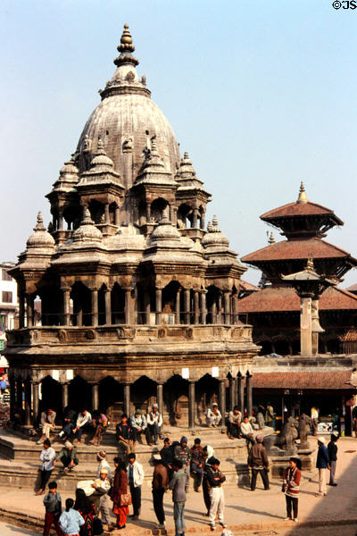 Krishna Mandir (temple) in Patan (Lalitpur), Katmandu. Nepal.