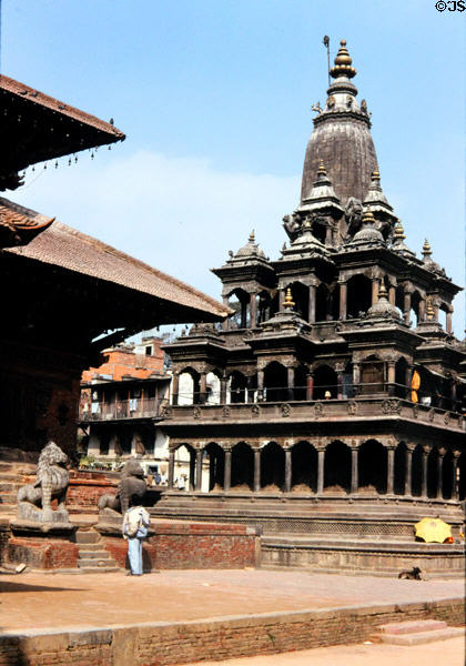 Krishna Mandir in Patan (Lalitpur), Katmandu. Nepal.