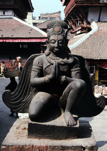 Shiva statue in Katmandu. Nepal.
