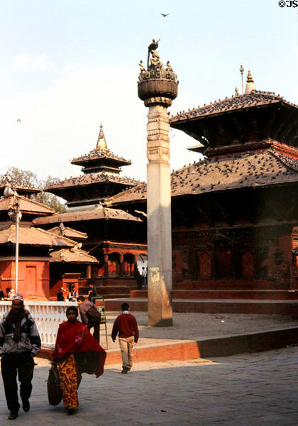 Temples in Durbar Square, Katmandu. Nepal.
