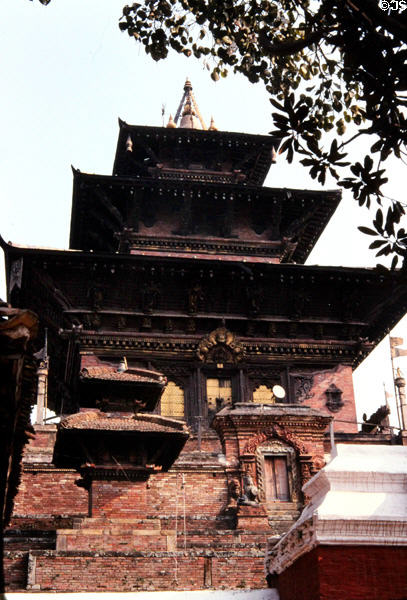 Durbar Temple in Durbar Square, Katmandu. Nepal.