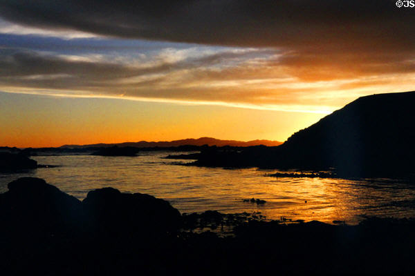 Sunset in Kaikoura. New Zealand.