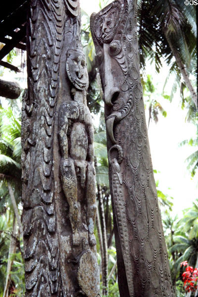 Kanganaman carvings. Papua New Guinea.