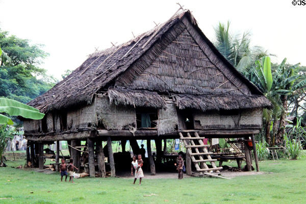 House Tambaran at Timbunke. Papua New Guinea.