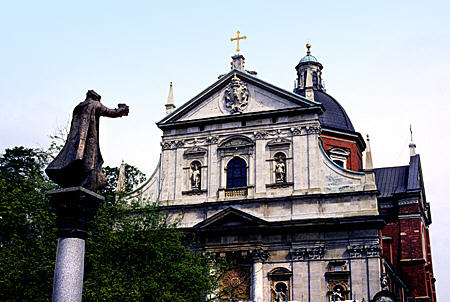 Church of Sts Peter & Paul (1598-1605) on Uliczce Grodska, Krakow. Poland.