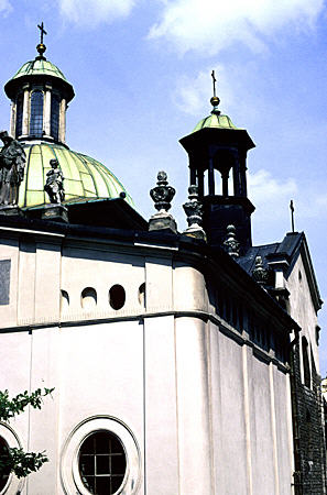 Church of St Wojciech on Market Square, Krakow. Poland.