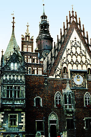 Town Hall of Wroclaw. Poland.