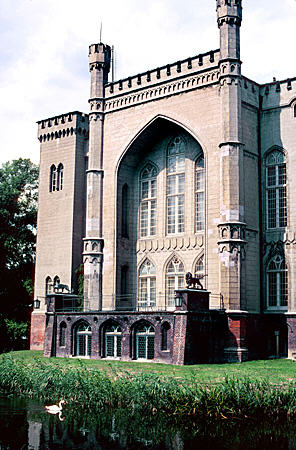 Kornik Castle in mosque style. Poland.