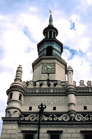 Poznan City Hall clock tower (1784). Poland.