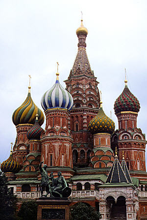 St Basil's church in Moscow. Russia.