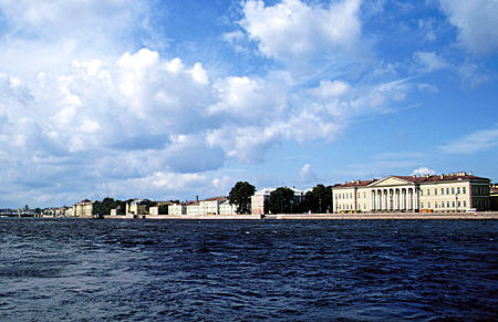 Vasilievsky Island in St Petersburg. Russia.