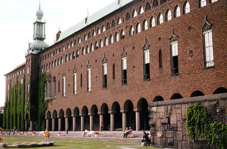 Stockholm Town Hall (1911-23) by Ragnar Ostberg. Sweden.