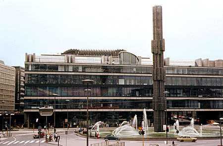 Kulturhuset (1974) by Peter Celsing, Stockholm. Sweden.