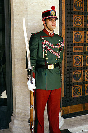 Guard in San Marino.