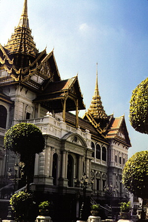 Cakri-Mahaprasad Hall of the Grand Palace in Bangkok. Thailand.