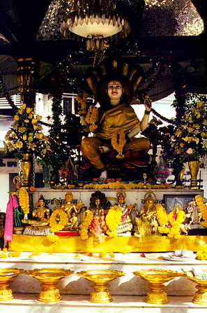 Hindu shrine, Bangkok. Thailand.