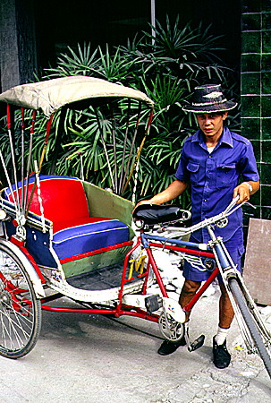 Pedicab in Chiang Mai. Thailand.