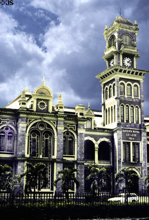 Queen's Royal College in Port of Spain. Trinidad and Tobago.