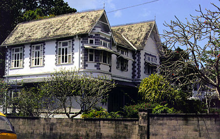 Hayes Court, residence of the Anglican bishop, on Queen's Park in Port of Spain. Trinidad and Tobago.