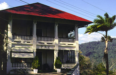 Pax Guest House of the Benedictine Monastery at Tuna Puna. Trinidad and Tobago.