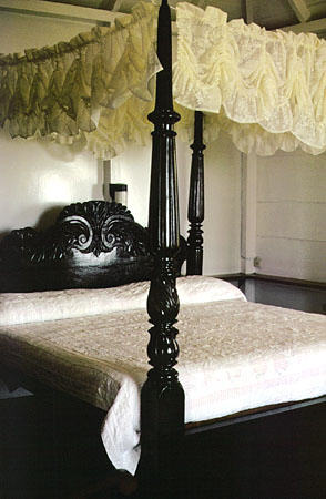 Four poster bed in Richmond Great House. Trinidad and Tobago.