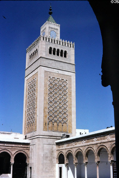 Kasbah Mosque minaret (1230). Tunis, Tunisia.