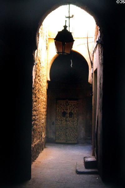 Passageway in Medina. Tunis, Tunisia.