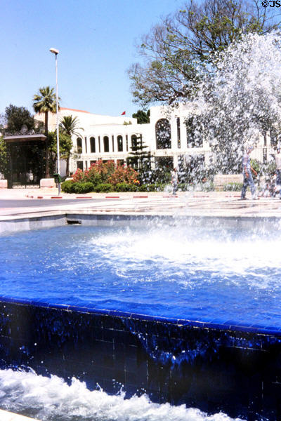 Exterior fountain near Bardo Museum. Tunis, Tunisia.