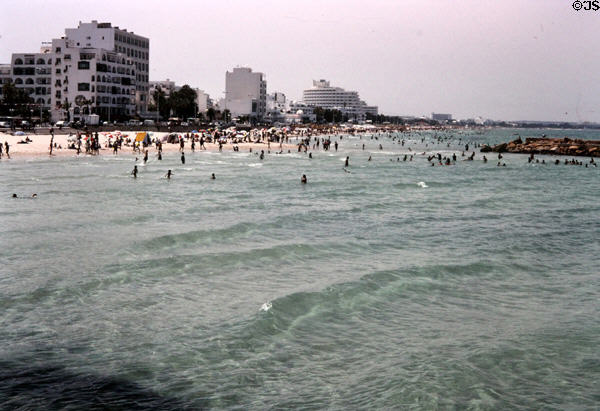 Resorts on Sousse waterfront. Sousse, Tunisia.