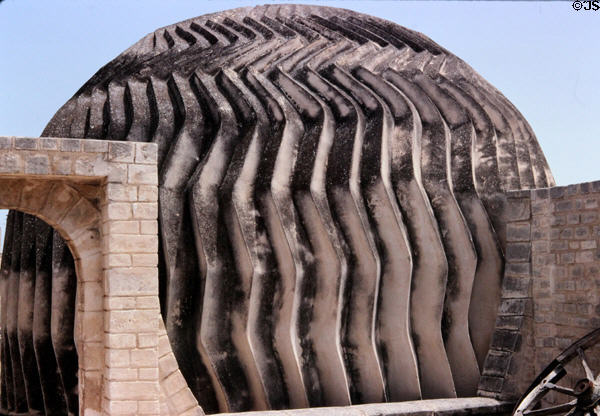Zigzag dome of Kalaout el Koubba. Sousse, Tunisia.
