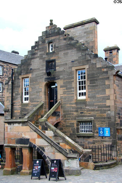 Royal Scots Museum building at Edinburgh Castle. Edinburgh, Scotland.