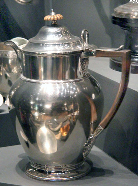 Silver jug (1805) at National War Museum of Scotland. Edinburgh, Scotland.