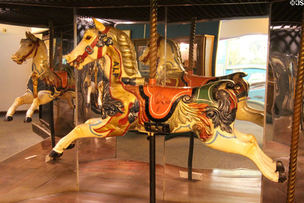 Carousel galloper horse (c1902) by Anderson of Bristol at Museum of Childhood. Edinburgh, Scotland.
