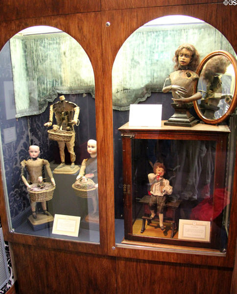 Doll collection at Museum of Childhood. Edinburgh, Scotland.