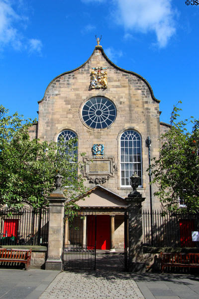 Canongate Kirk (1688) (on Royal Mile). Edinburgh, Scotland.