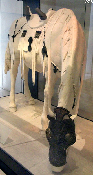 Roman era horse tack (100-200) found around Scotland at National Museum of Scotland. Edinburgh, Scotland.