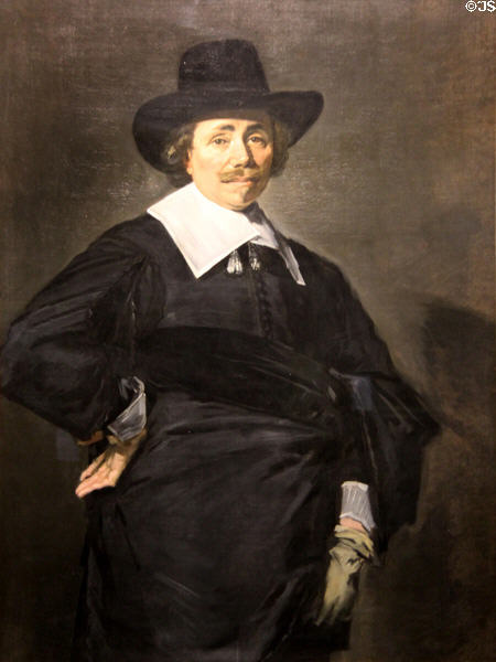 Portrait of François Wouters (c1645) by Frans Hals at National Gallery of Scotland. Edinburgh, Scotland.